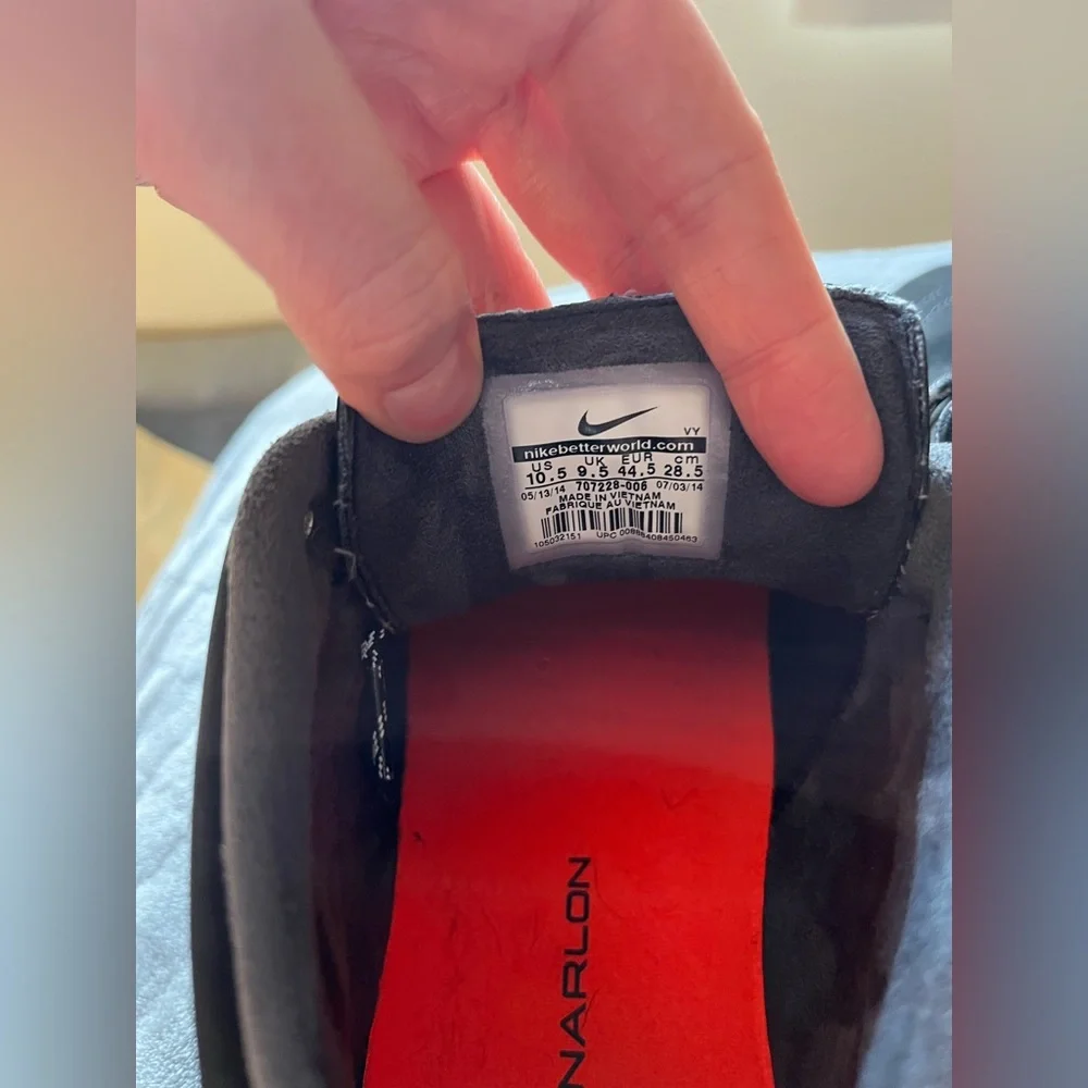 Nike Skateboarding Stefan Janoski Chukka Shoes Mens 10.5 US Black and Gray - Picture 2 of 16